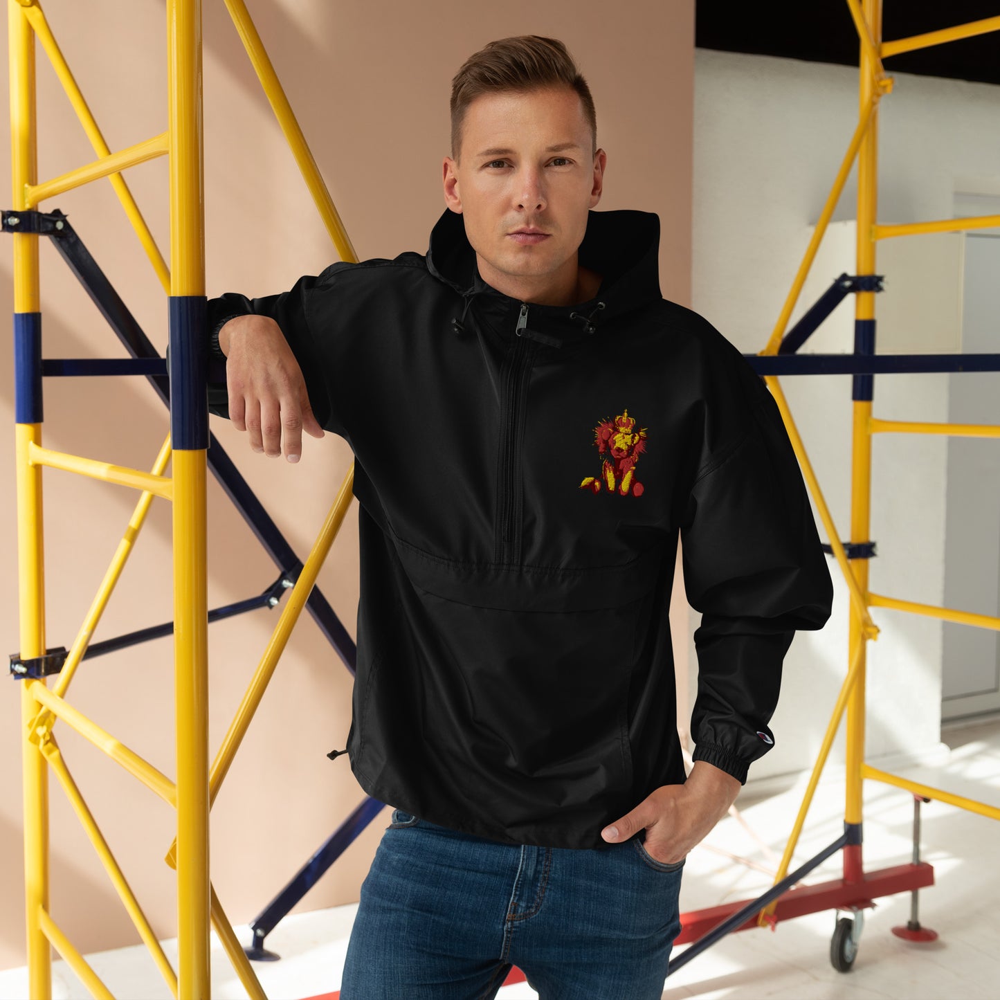 King Embroidered Champion Packable Jacket