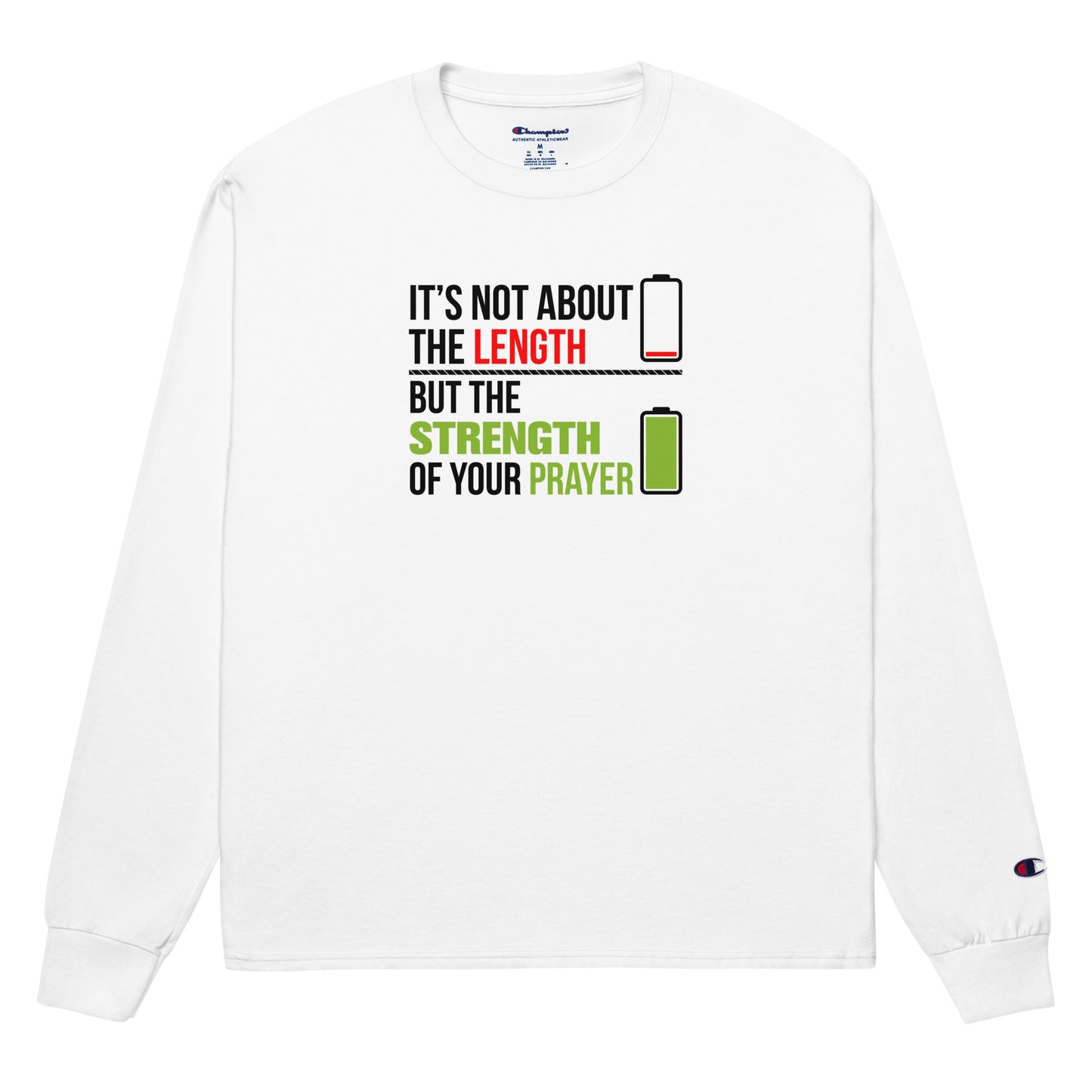 Strength Men's Champion Long Sleeve Shirt