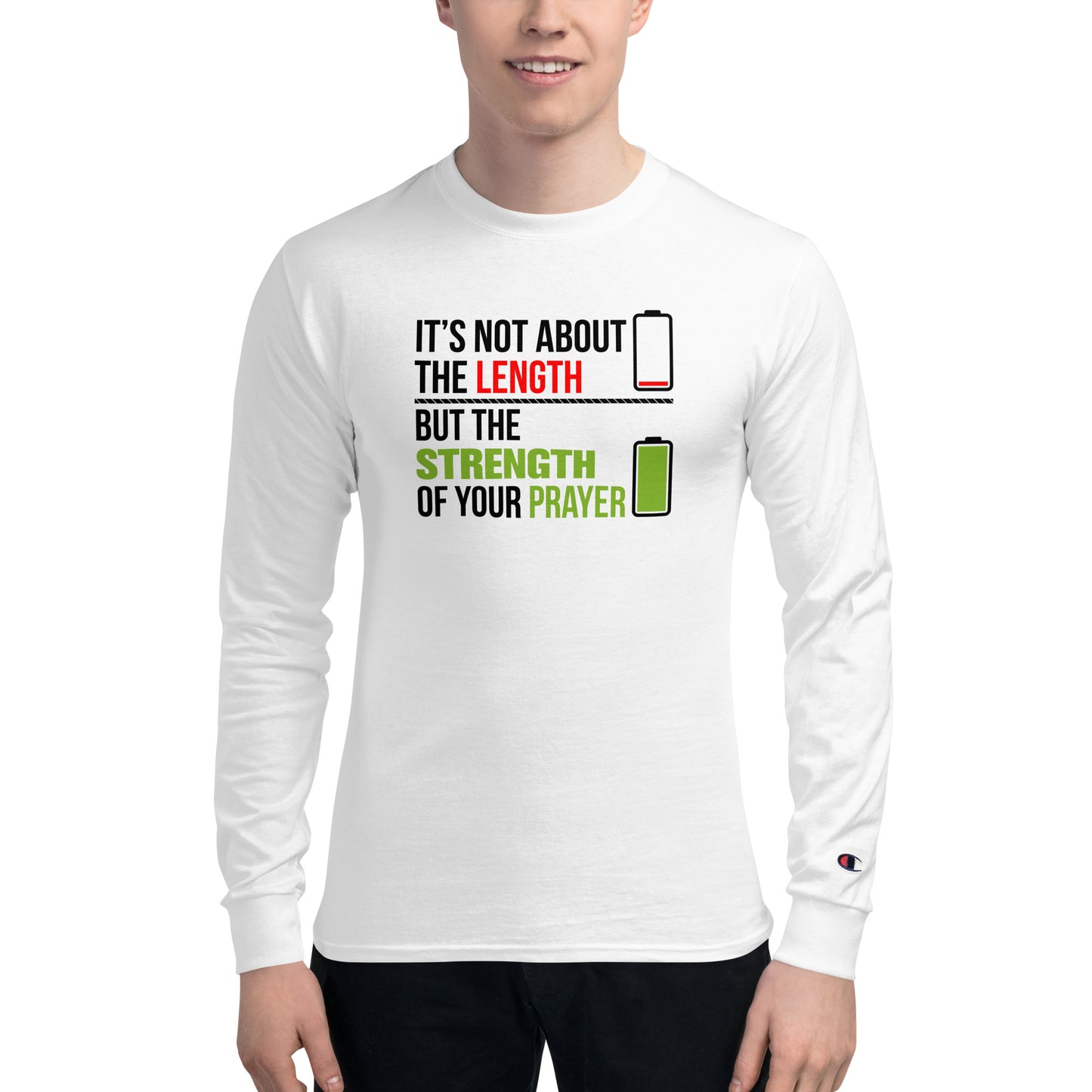 Strength Men's Champion Long Sleeve Shirt