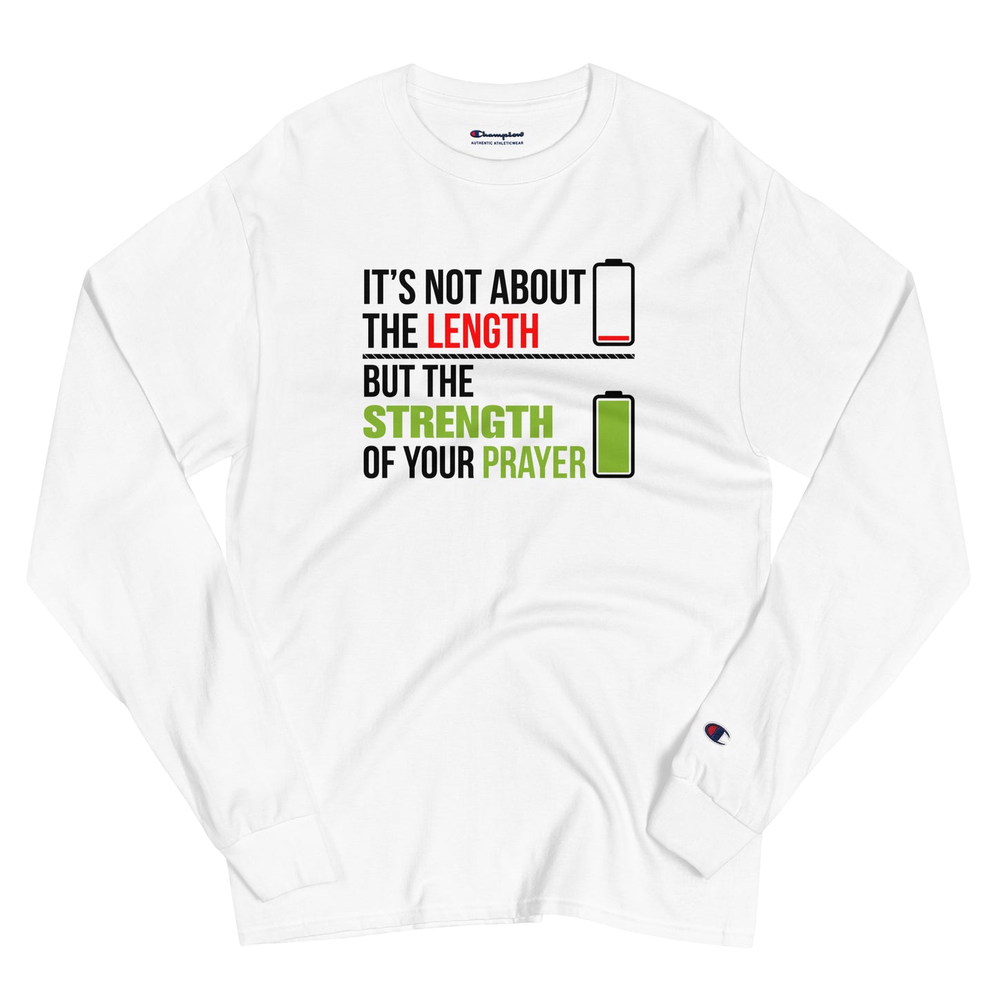 Strength Men's Champion Long Sleeve Shirt