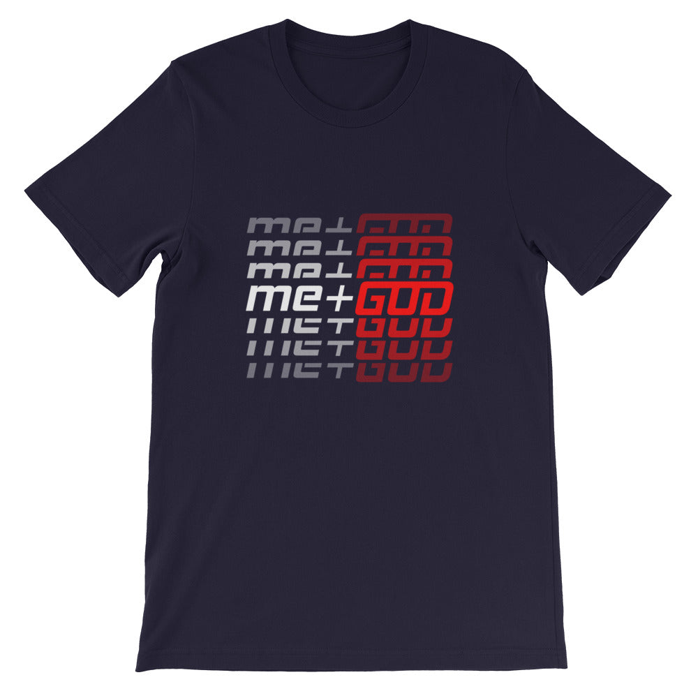 me+GOD Echo T-Shirt (white/red)