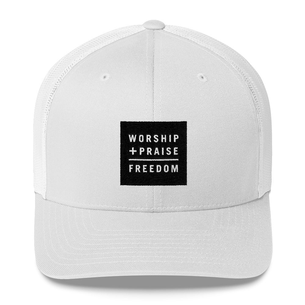 W+P Trucker Cap (black block)
