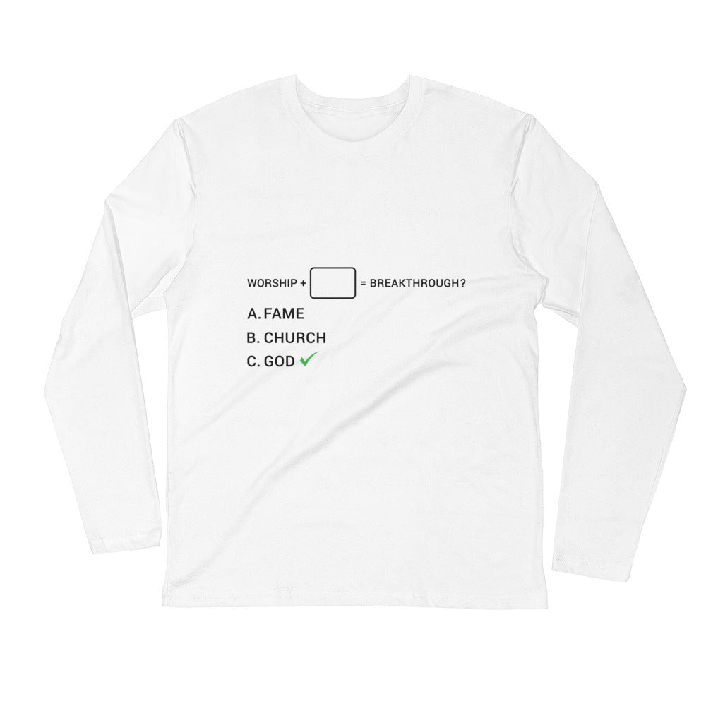 BREAKTHROUGH Fitted Crew (White)