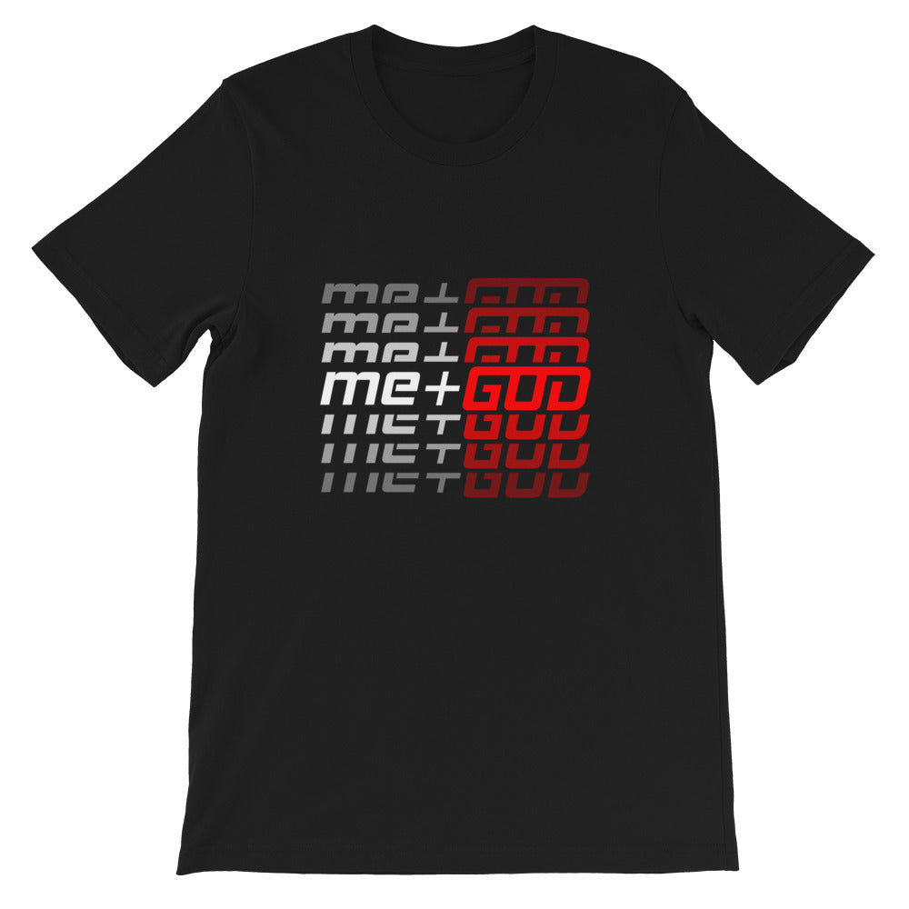 me+GOD Echo T-Shirt (white/red)