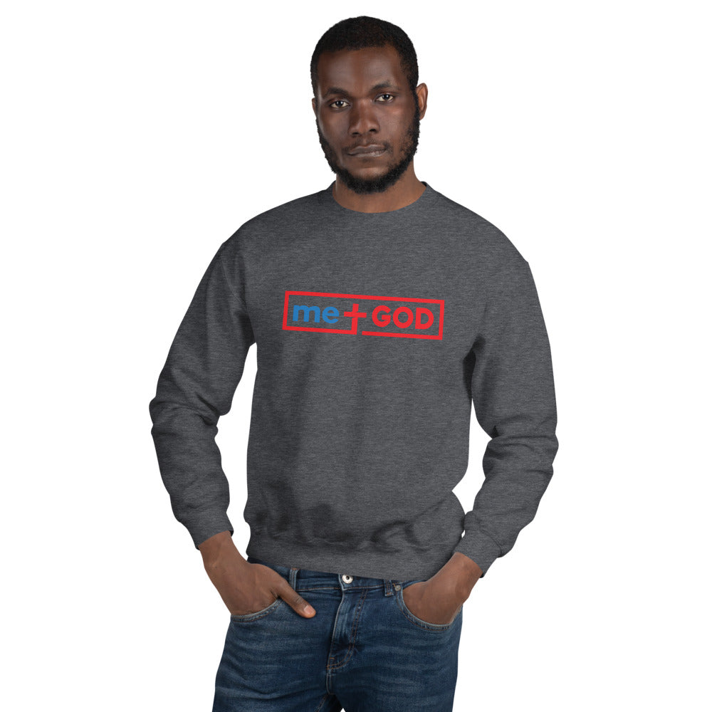 Unisex me+GOD Sweatshirt (color letters)