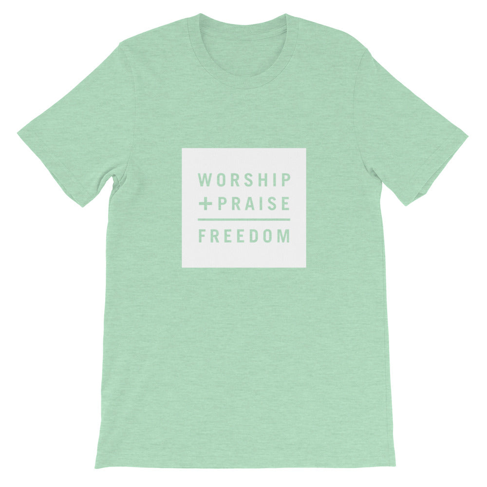 W+P=FREEDOM T-Shirt (white block)