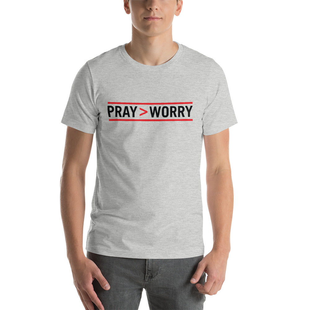 Pray>Worry T-Shirt (black)