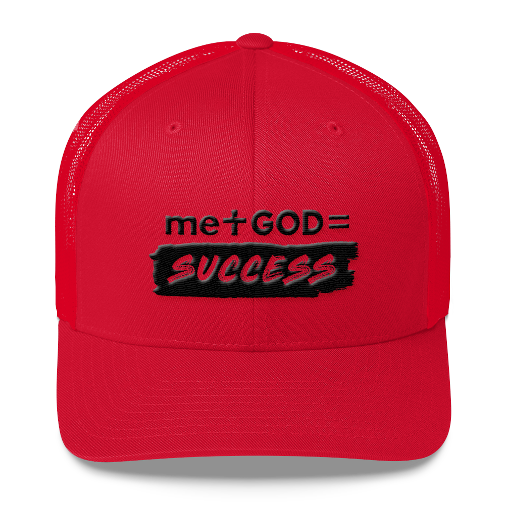 Success Trucker Cap (black letter)