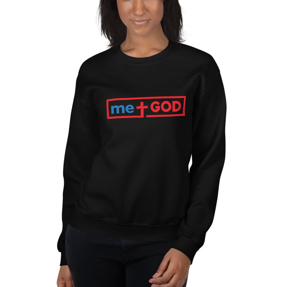 Unisex me+GOD Sweatshirt (color letters)
