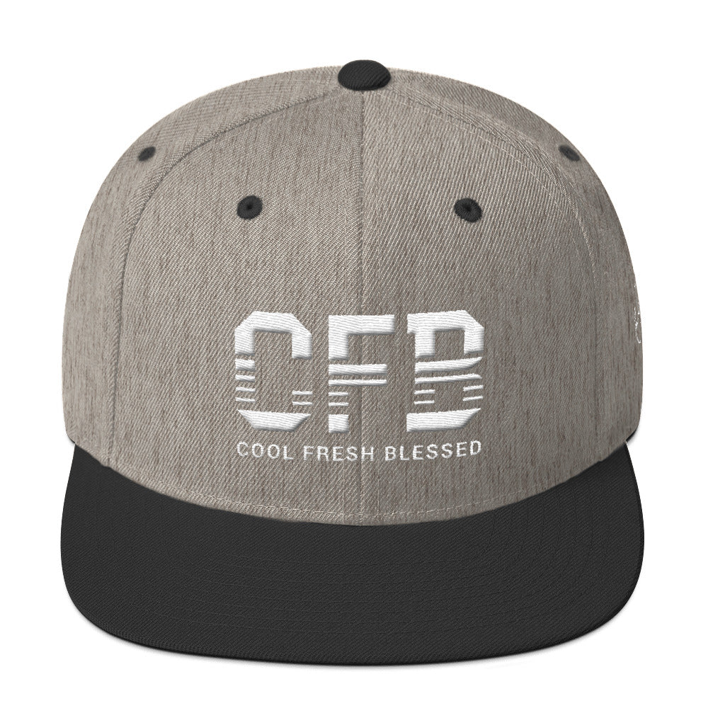 CFB Snapback Hat (White)