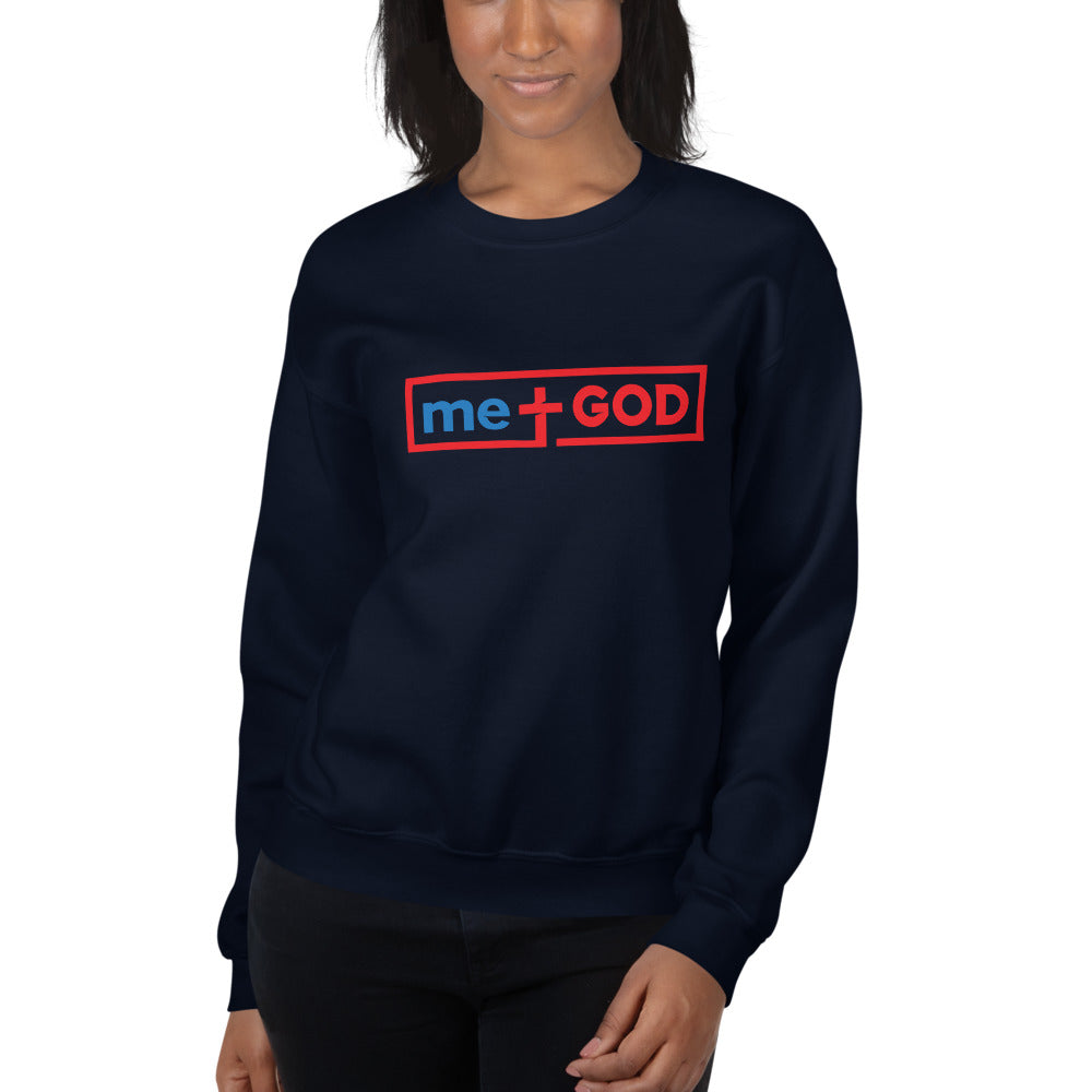 Unisex me+GOD Sweatshirt (color letters)