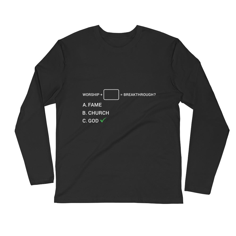 BREAKTHROUGH Fitted Crew (Black)