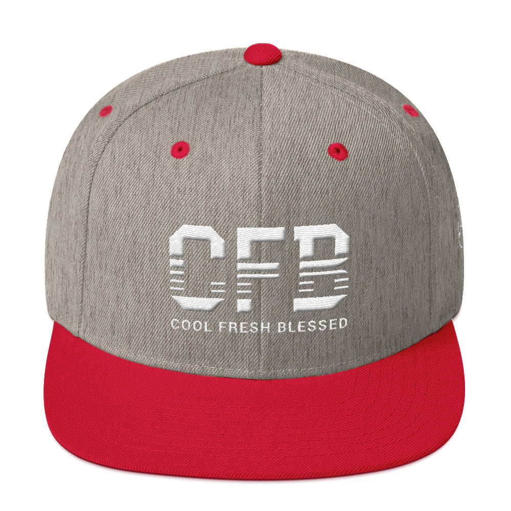 CFB Snapback Hat (White)