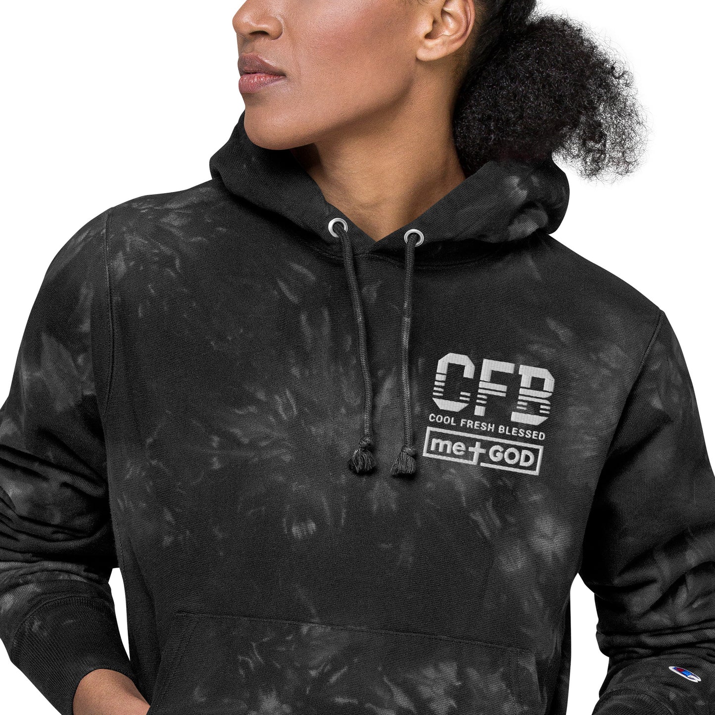 CFB Women Champion tie-dye hoodie
