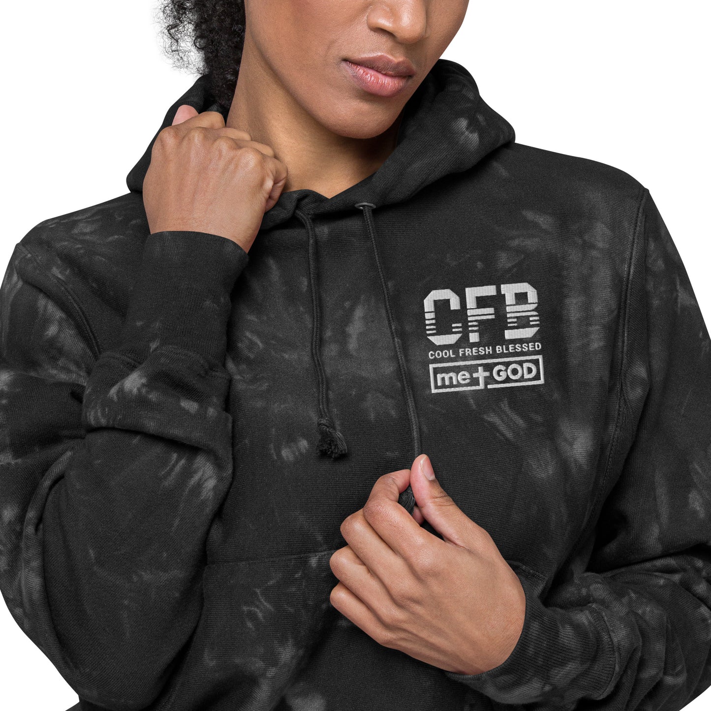 CFB Women Champion tie-dye hoodie