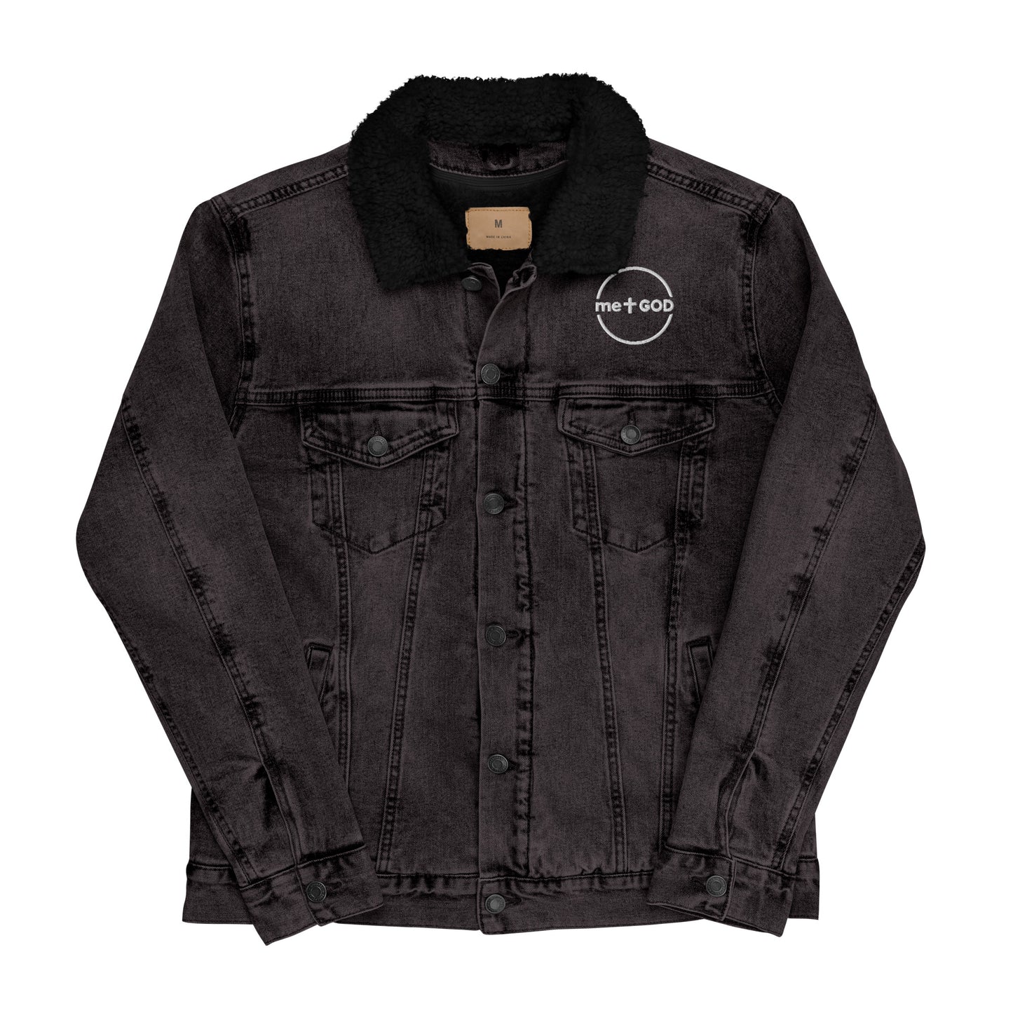 M+G Women denim sherpa jacket