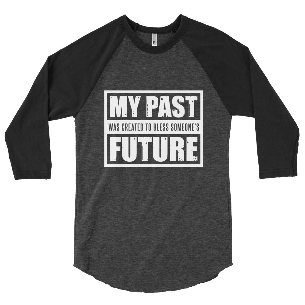 My Past 3/4 Sleeve Raglan Shirt (Black/Grey)
