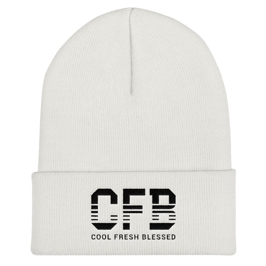 CFB Cuffed Beanie (Black letter)