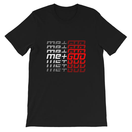 me+GOD Echo T-Shirt (white/red)
