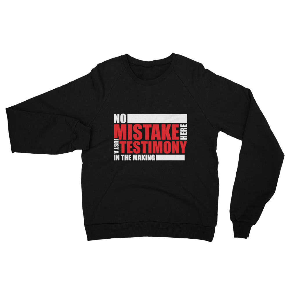 No Mistake (2-lines) Fleece Raglan Sweatshirt