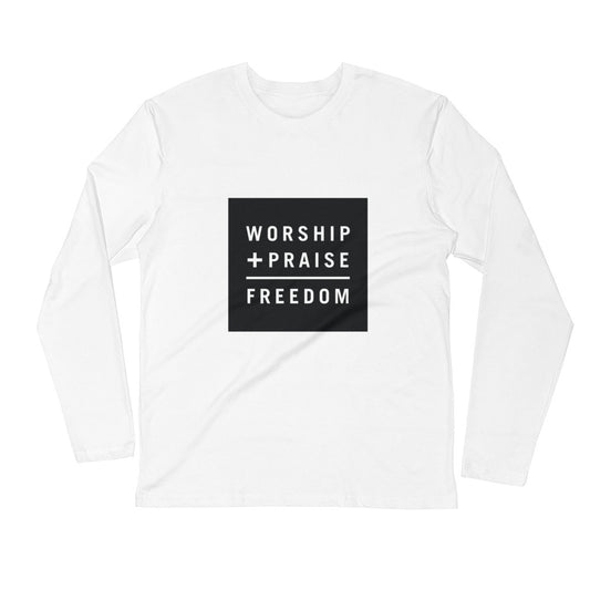 W+P=FREEDOM Fitted Crew (White T)