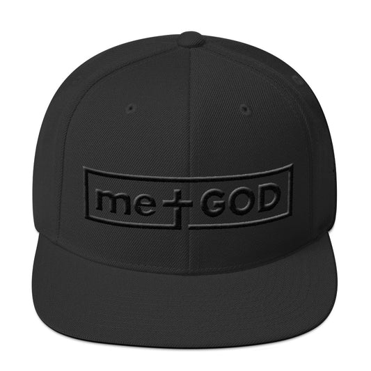 m+G Snapback Hat (black on black)