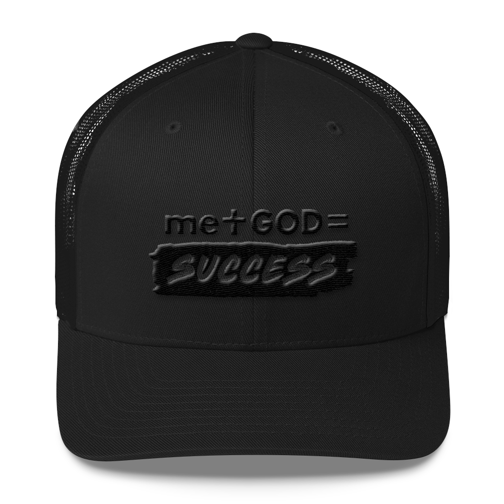 Success Trucker Cap (black letter)